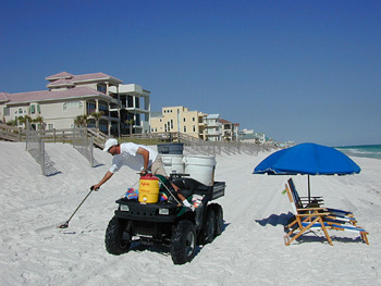 beach cleaning, sand fenicing, erosion control, sea oat planting, native plant specialist, consultant